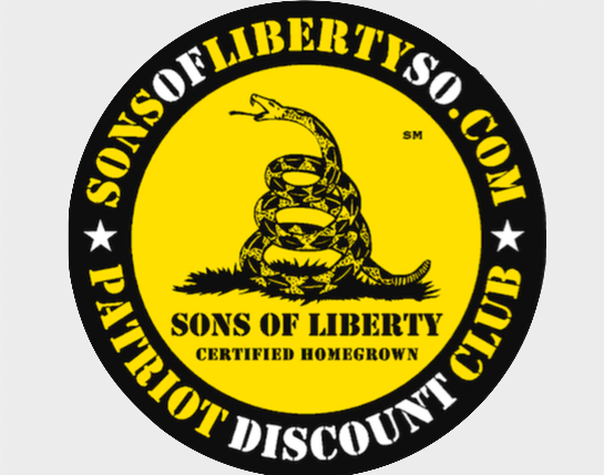 Sons Of Liberty Patriot Discount Club